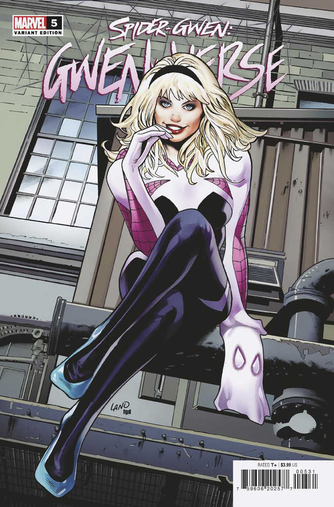 Spider-Gwen Gwenverse #5 (Of 5) Land Homage Variant