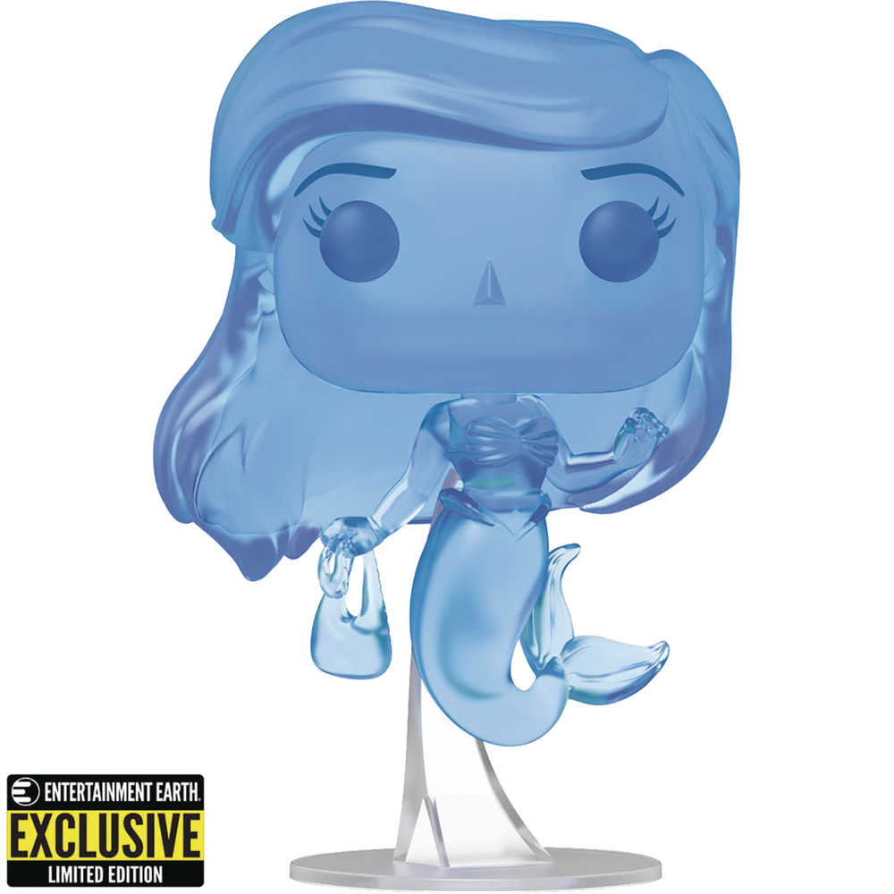 Pop Little Mermaid Ariel Blue Translucent Vinyl Figure