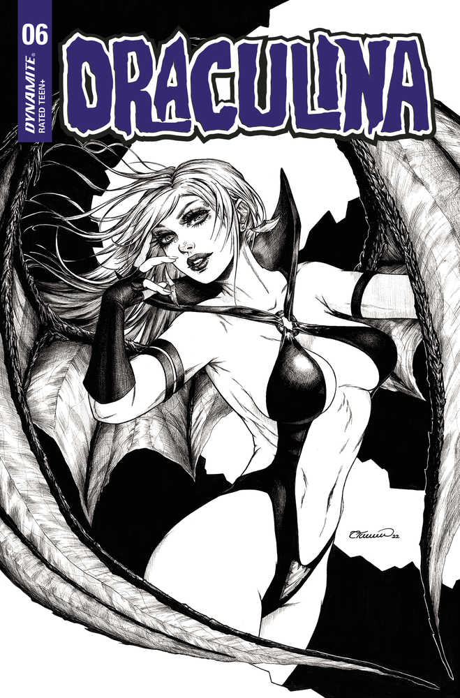 Draculina #6 Cover H 25 Copy Variant Edition Turner Black & White