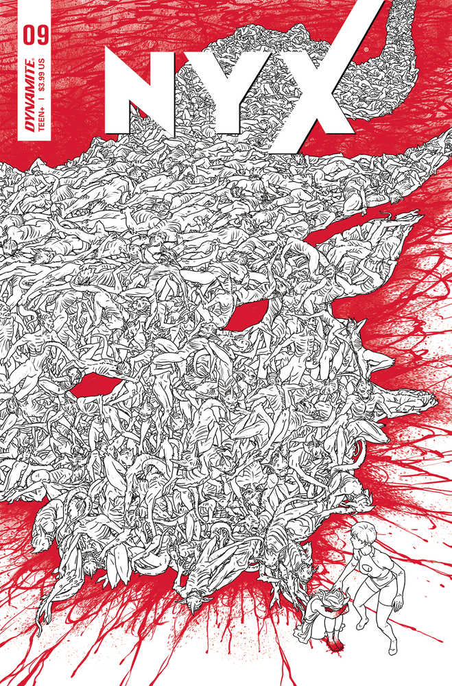 NYX #9 Cover E 10 Copy Variant Edition Lopez Black & White