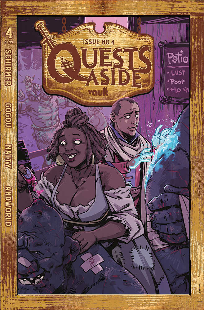 Quests Aside #4 Cover B Dialynas