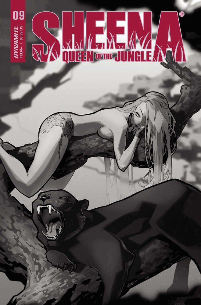 Sheena Queen Jungle #9 Cover G 20 Copy Variant Edition Besch Black & White