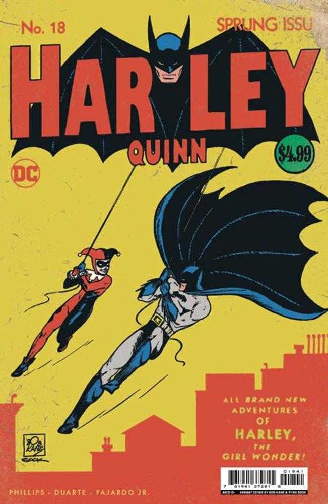 Harley Quinn #18 Cover C Ryan Sook Homage Card Stock Variant