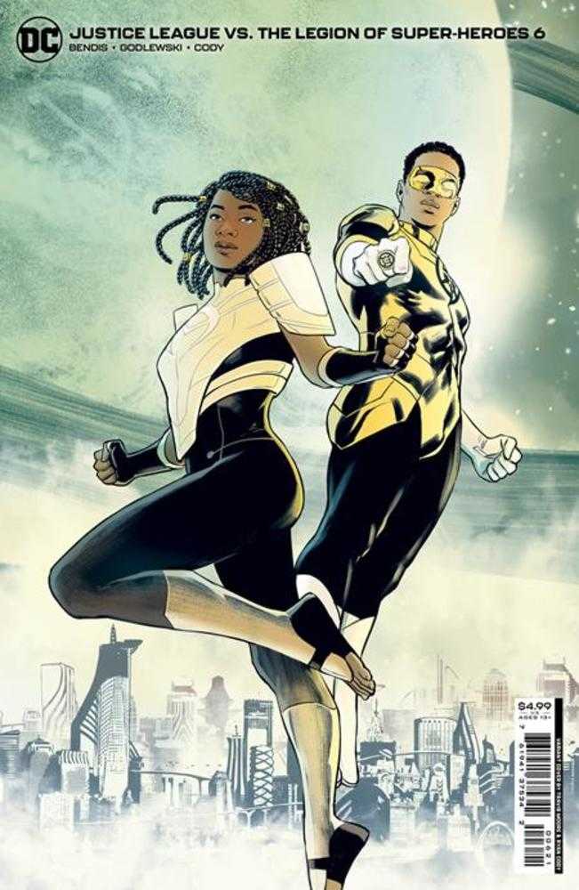 Justice League vs The Legion Of Super-Heroes #6 (Of 6) Cover B Travis Moore Card Stock Variant
