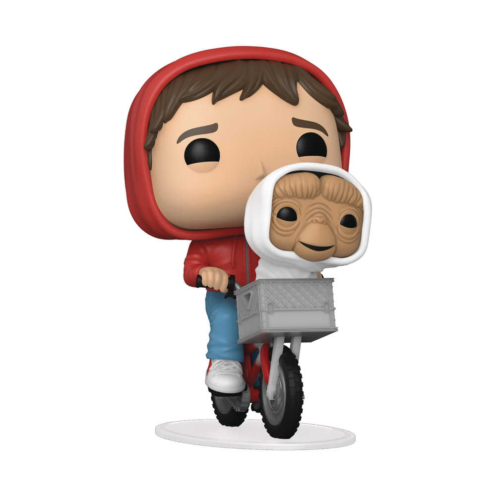 Pop Movies Et 40th Elliot with Et In Bike Basket Vinyl Figure