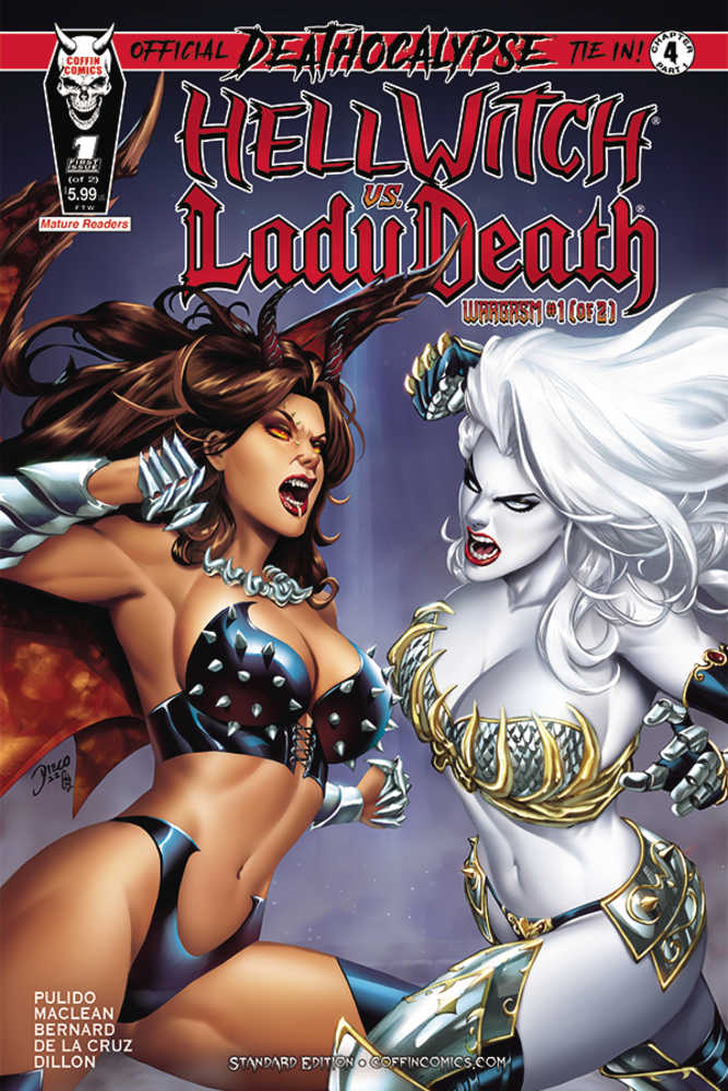 Hellwitch vs Lady Death Wargasm #1 (Of 2) Cover A Standard Ber