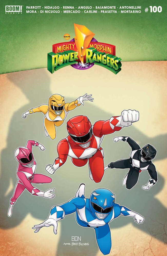 Mighty Morphin Power Rangers #100 Cover B Bernardo