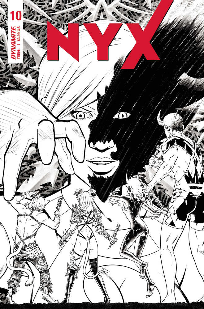 NYX #10 Cover E 10 Copy Variant Edition Lopez Black & White