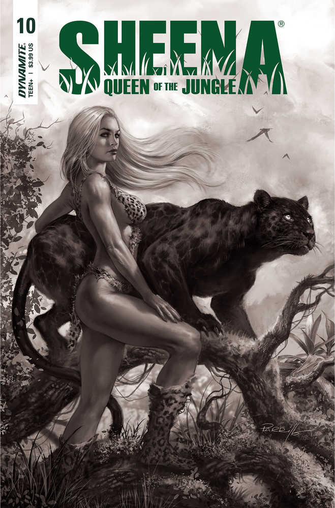 Sheena Queen Jungle #10 Cover H 25 Copy Variant Edition Parrillo Black & White