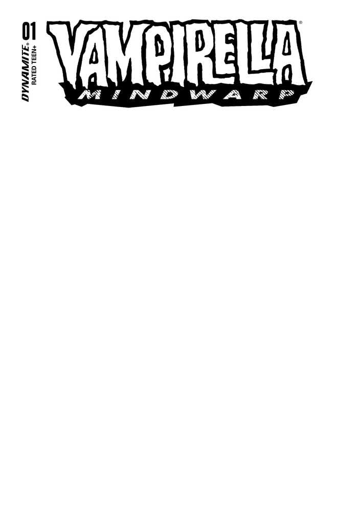 Vampirella Mindwarp #1 Cover F Blank Authentix