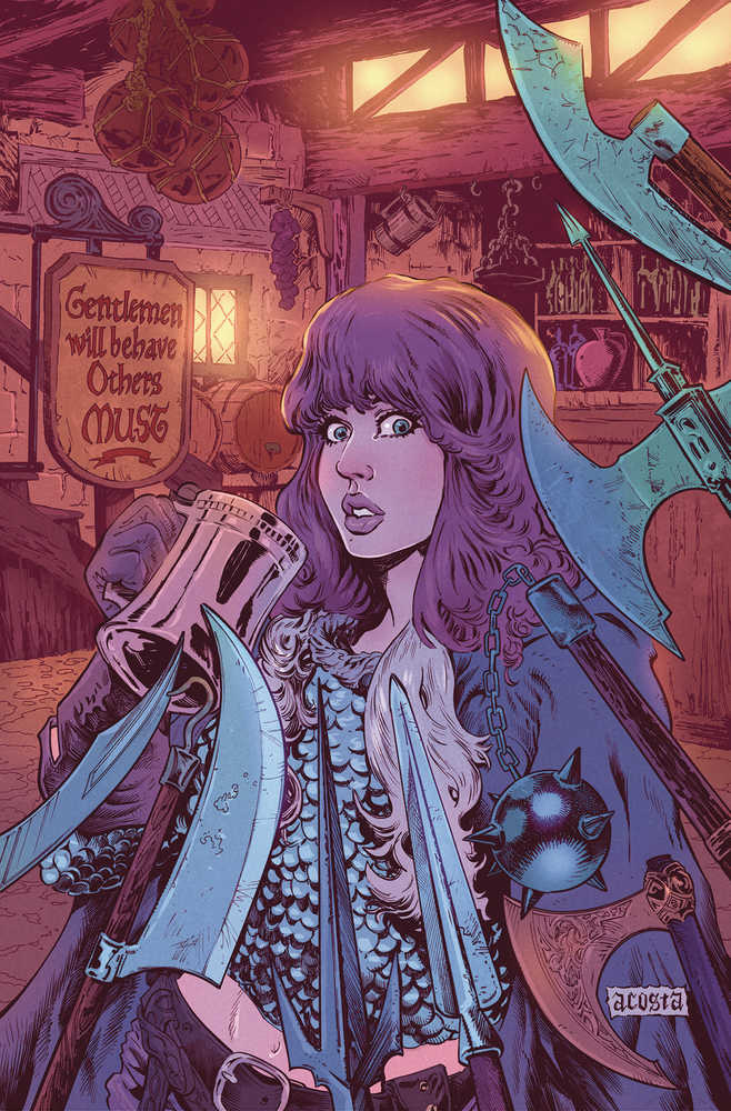 Immortal Red Sonja #7 Cover I 25 Copy Variant Edition Acosta Virgin