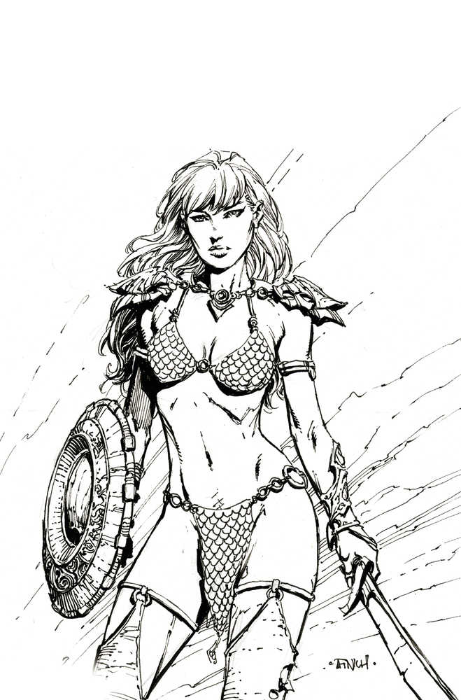 Unbreakable Red Sonja #1 Cover L 30 Copy Variant Edition Finch Black & White Virgin