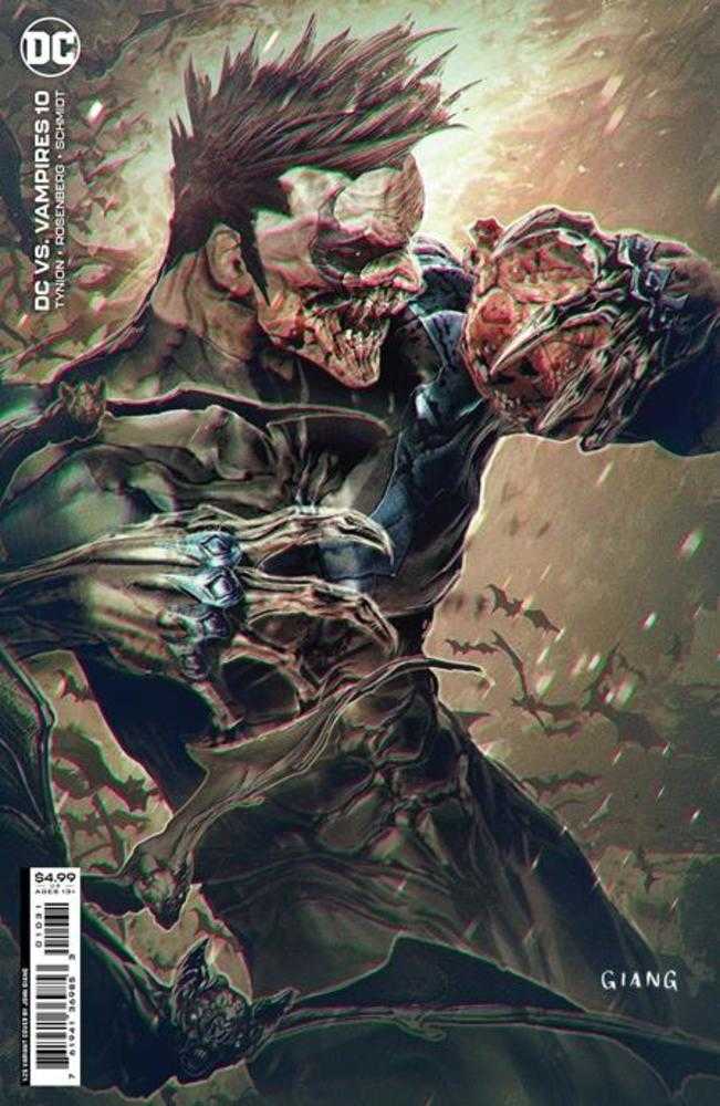 DC vs Vampires #10 (Of 12) Cover C 1 in 25 John Giang Card Stock Variant