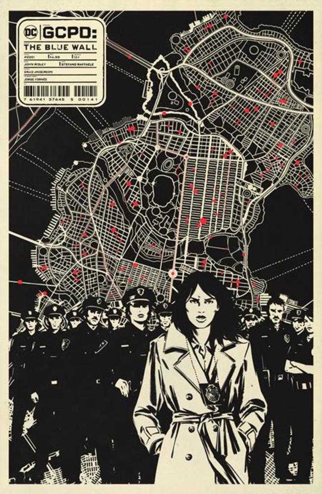 Gcpd The Blue Wall #1 (Of 6) Cover C 1 in 25 Jorge Fornes Card Stock Variant