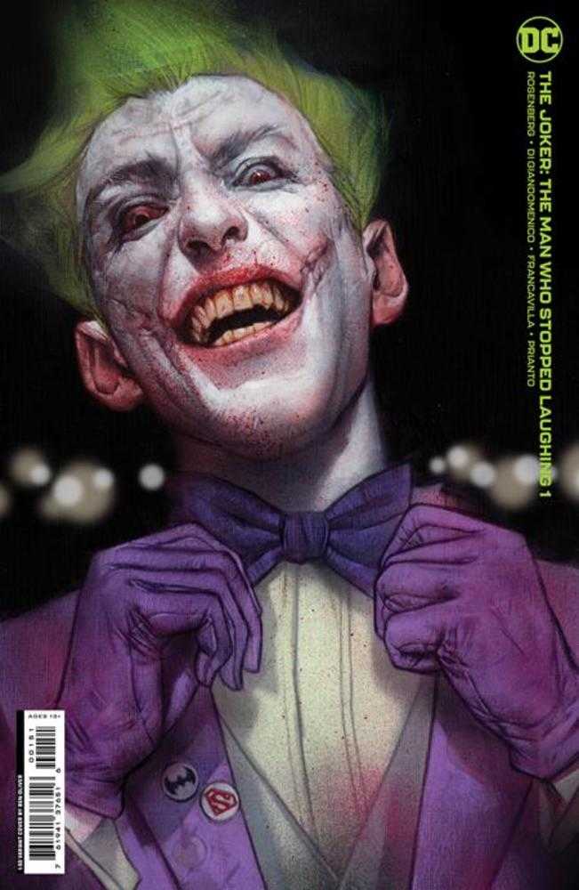 Joker The Man Who Stopped Laughing #1 Cover G 1 in 50 Ben Oliver Variant