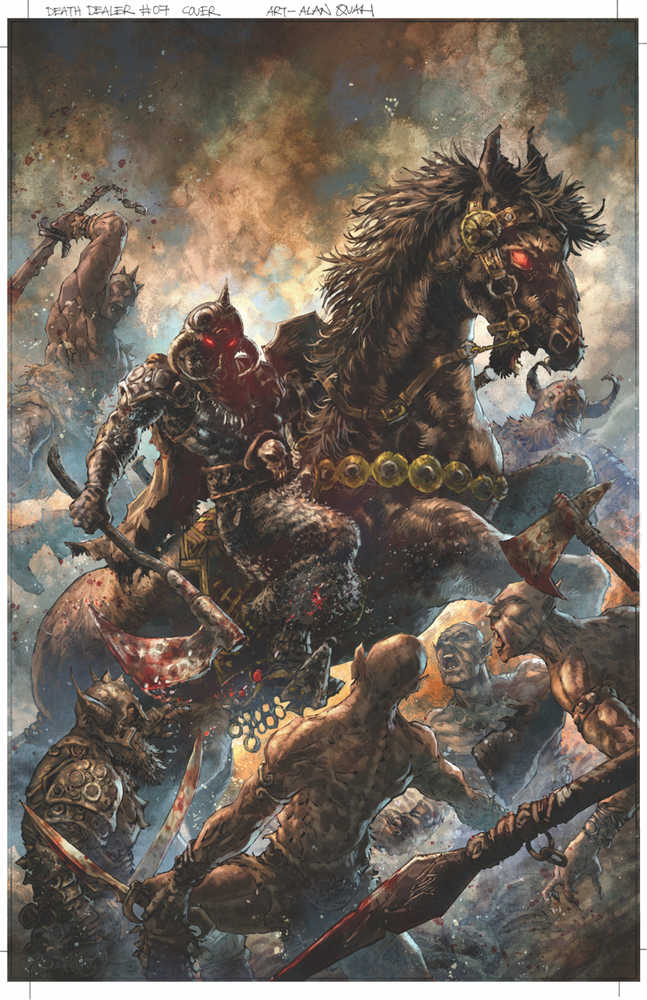 Frank Frazetta Death Dealer #7 Cover E 15 Copy Variant Edition Quah Unbra