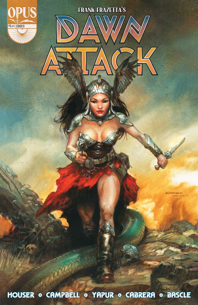 Frank Frazettas Dawn Attack #1 (Of 5) Cover D 10 Copy Variant Edition Dor