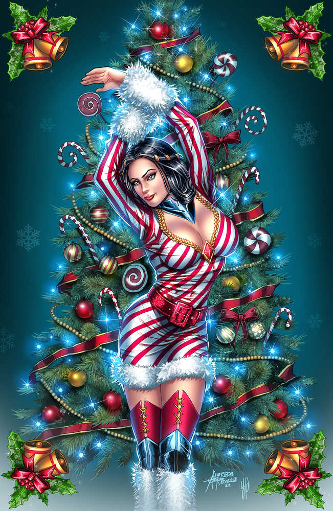Grimm Fairy Tales 2022 Holiday Pinup Special Cover A Reyes