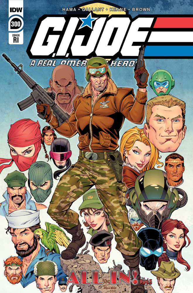 G.I. Joe A Real American Hero #300 Cover E 10 Copy Variant Edition Royle (N