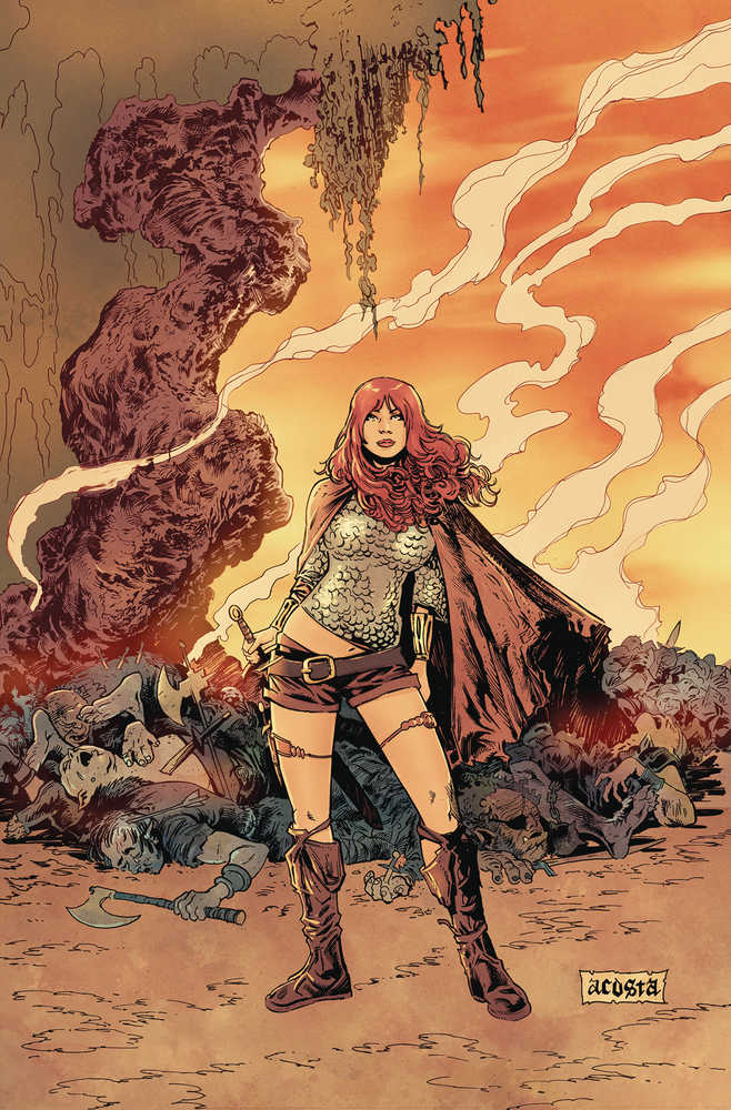 Immortal Red Sonja #8 Cover I 25 Copy Variant Edition Acosta Virgin