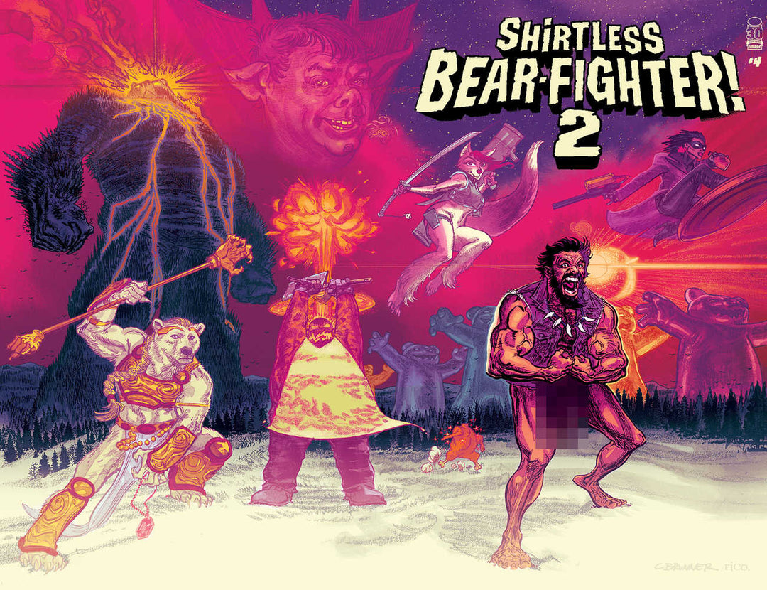 Shirtless Bear-Fighter 2 #4 (Of 7) Cover B Brunner