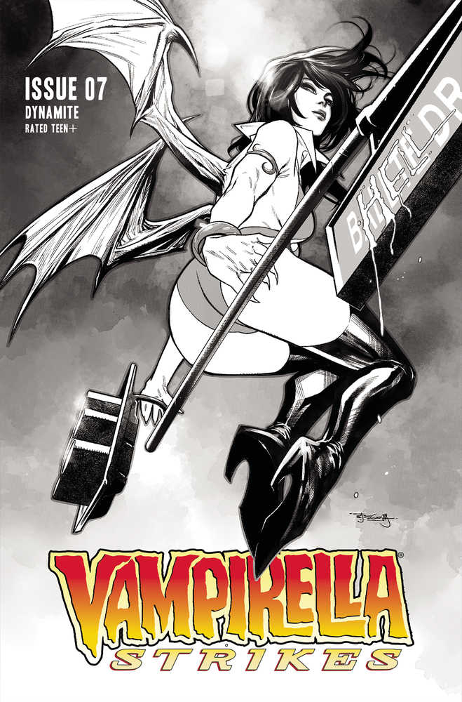 Vampirella Strikes #7 Cover H 20 Copy Variant Edition Segovia Black & White