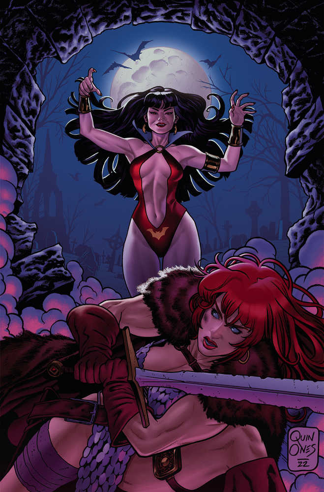 Vampirella vs Red Sonja #1 Cover M 50 Copy Variant Edition Quinones Virgi