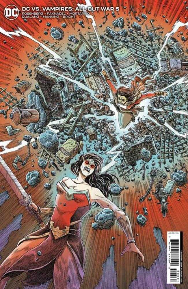 DC vs Vampires All-Out War #5 (Of 6) Cover C 1 in 25 James Stokoe Card Stock Variant