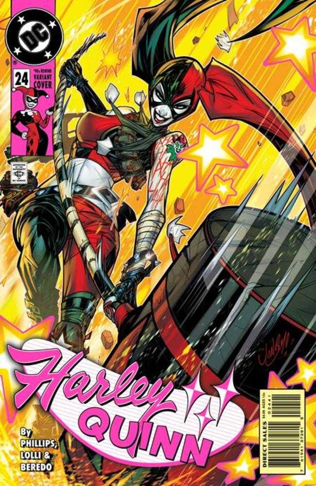 Harley Quinn #24 Cover C Jonboy Meyers 90s Cover Month Card Stock Variant