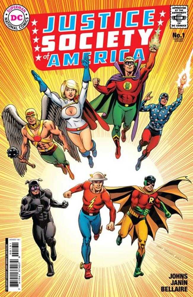 Justice Society Of America #1 Cover D 1 in 25 Jerry Ordway Card Stock Variant