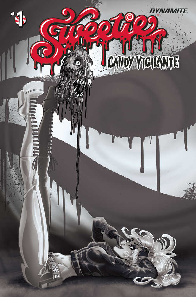 Sweetie Candy Vigilante #1 Cover H 10 Copy Foc Variant Edition Zornow Black & White