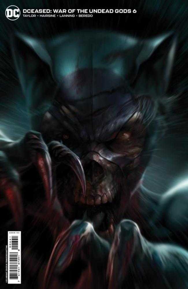 Dceased War Of The Undead Gods #6 (Of 8) Cover D 1 in 25 Francesco Mattina Card Stock Variant