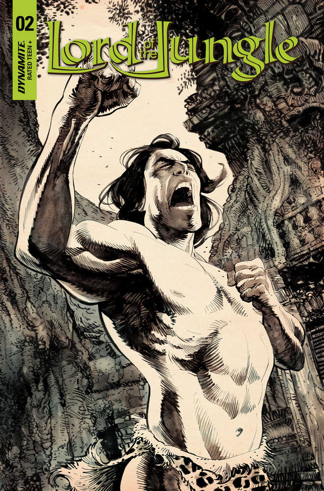Lord Of The Jungle #2 Cover F 10 Copy Variant Edition Panosian Black & White