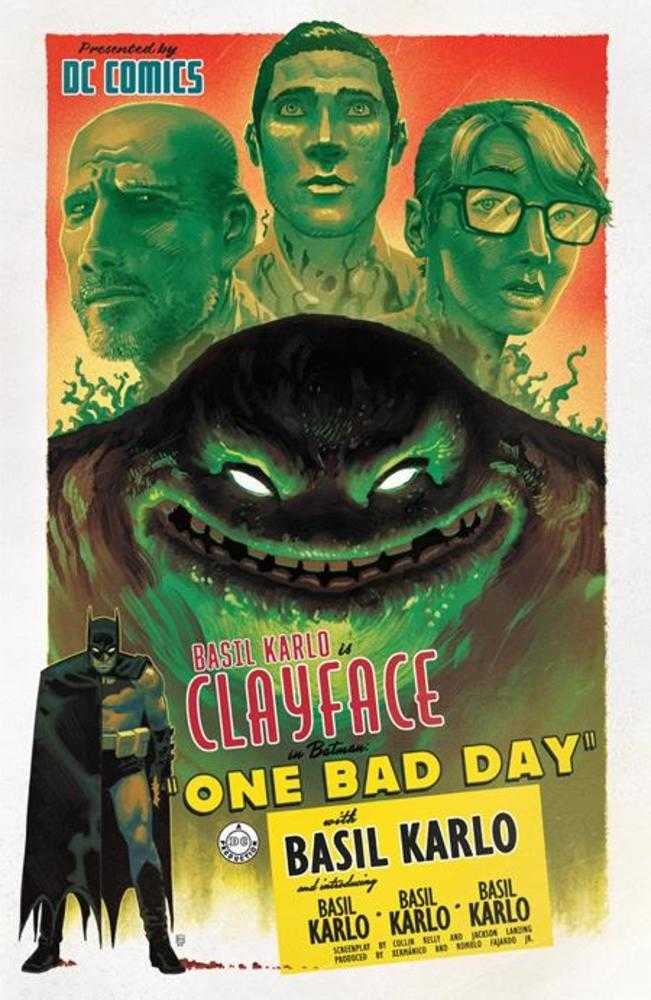 Batman One Bad Day Clayface #1 (One Shot) Cover C 1 in 25 Hayden Sherman Variant