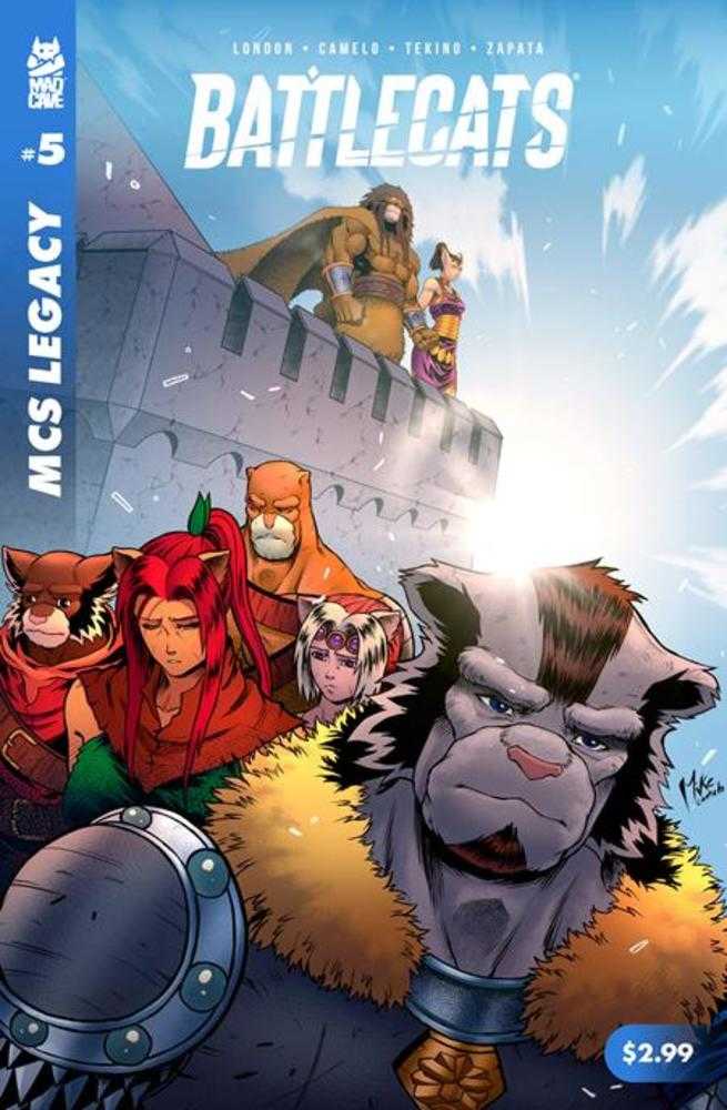 Mad Cave Studios Legacy Battlecats #5 (Of 5) Cover A Michael Camelo & Tekino