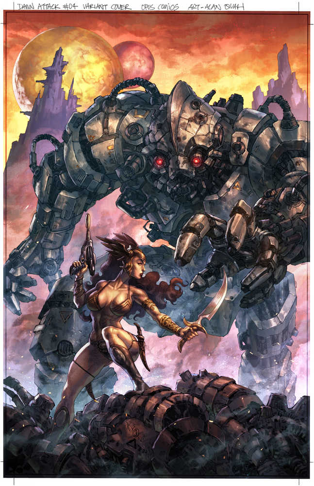 Frank Frazettas Dawn Attack #4 (Of 5) Cover E 20 Copy Variant Edition Qua