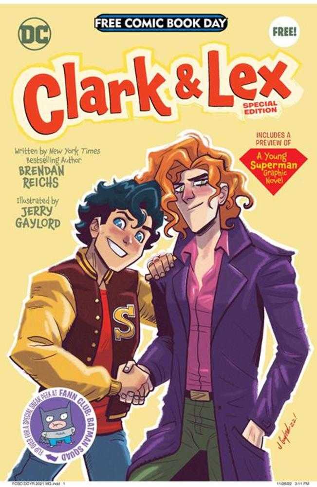 Free Comic Book Day 2023 - Bundle Of 25 - Clark & Lex And Fann Club Batman Squad Special Edition