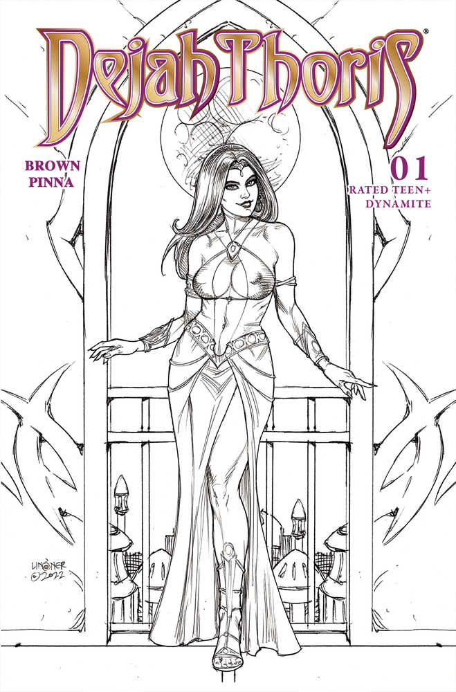 Dejah Thoris (2023) #1 Cover J 15 Copy Variant Edition Linsner Line Art