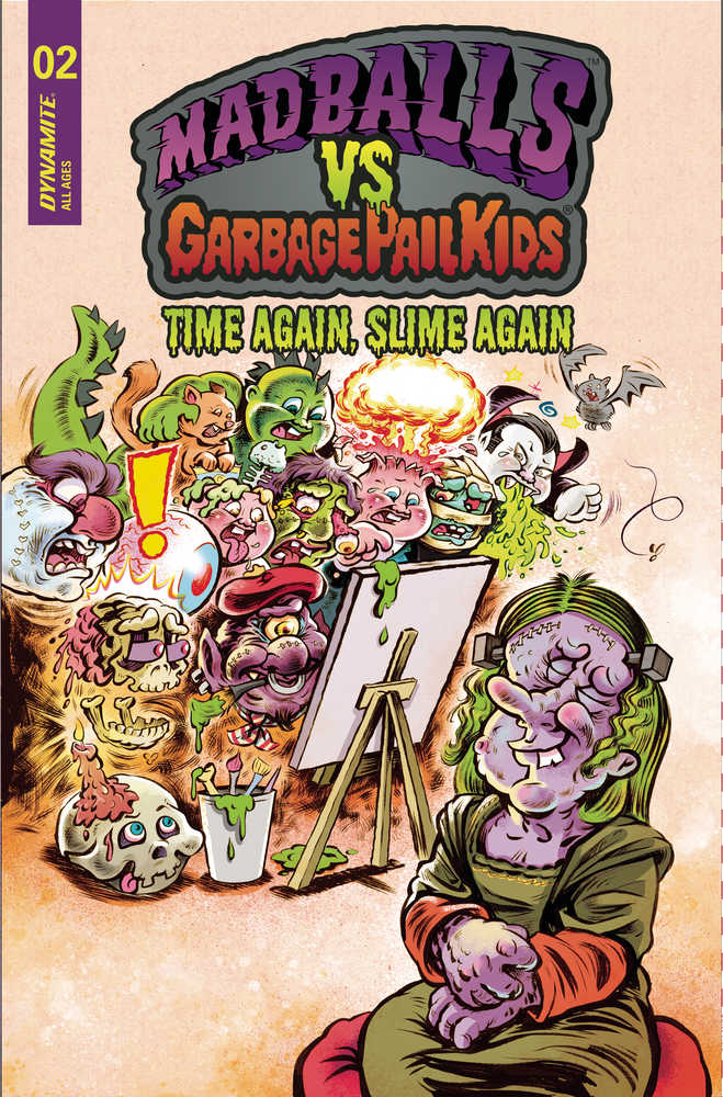 Madballs vs Garbage Pail Kids Slime Again #2 Cover B Crosby