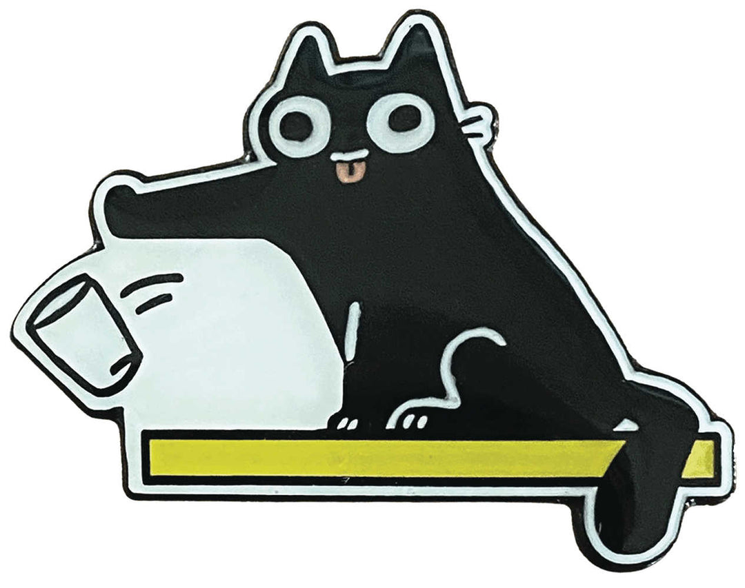 Sarahs Scribbles Cats Meets Cup Pin