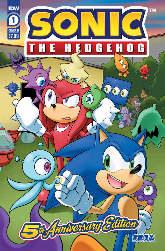 Sonic The Hedgehog #1 5TH Anniversary Edition Cover D Hernandez