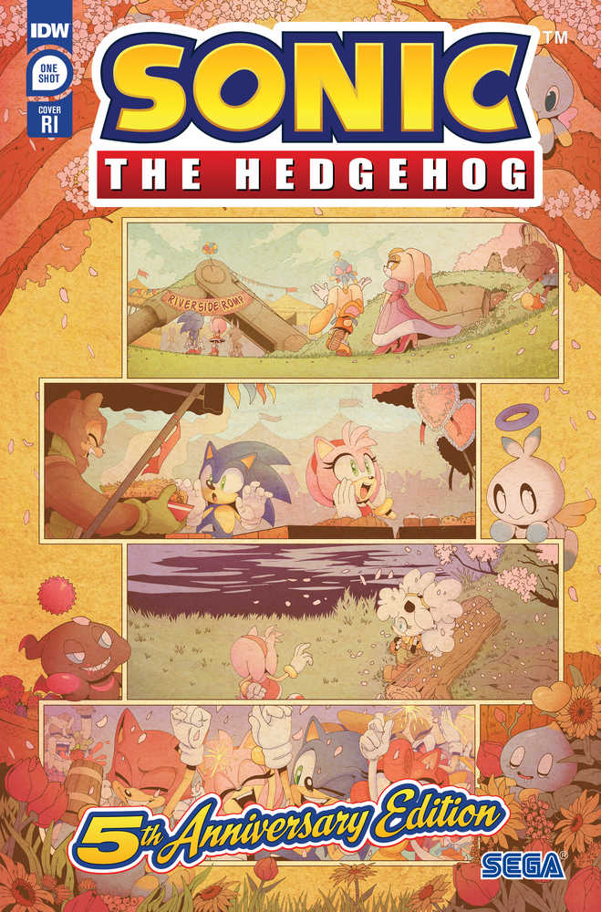 Sonic The Hedgehog #1 5TH Anniversary Edition Cover E 10 Copy Variant Edition Thomas