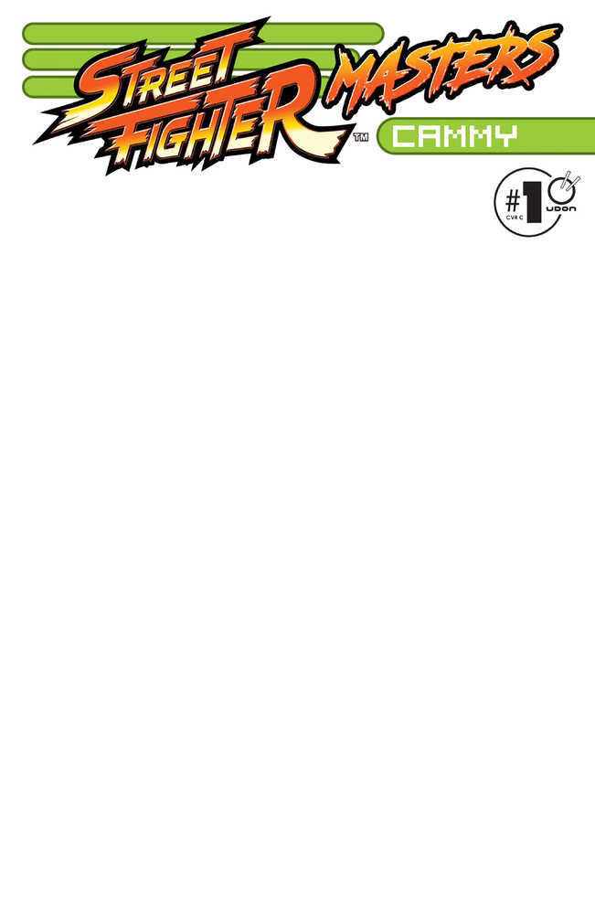 Street Fighter Masters Cammy #1 Cover C Blank Sketch