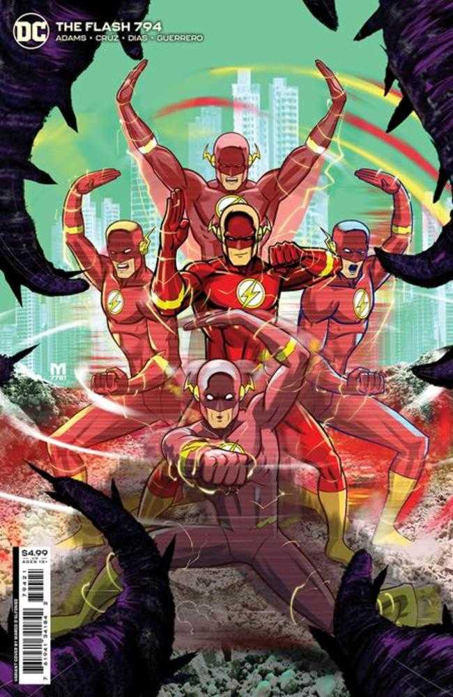 Flash #794 Cover B Marco Dalfonso Card Stock Variant (One-Minute War)