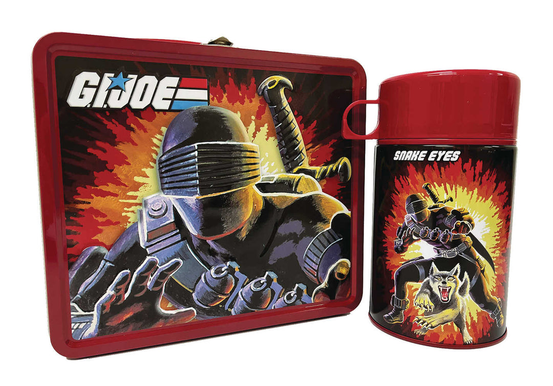 Tin Titans G.I. Joe Stormshadow & Snake Eyes Previews Exclusive Lunchbox & Bev