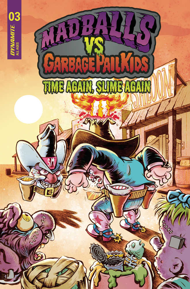 Madballs vs Garbage Pail Kids Slime Again #3 Cover B Crosby