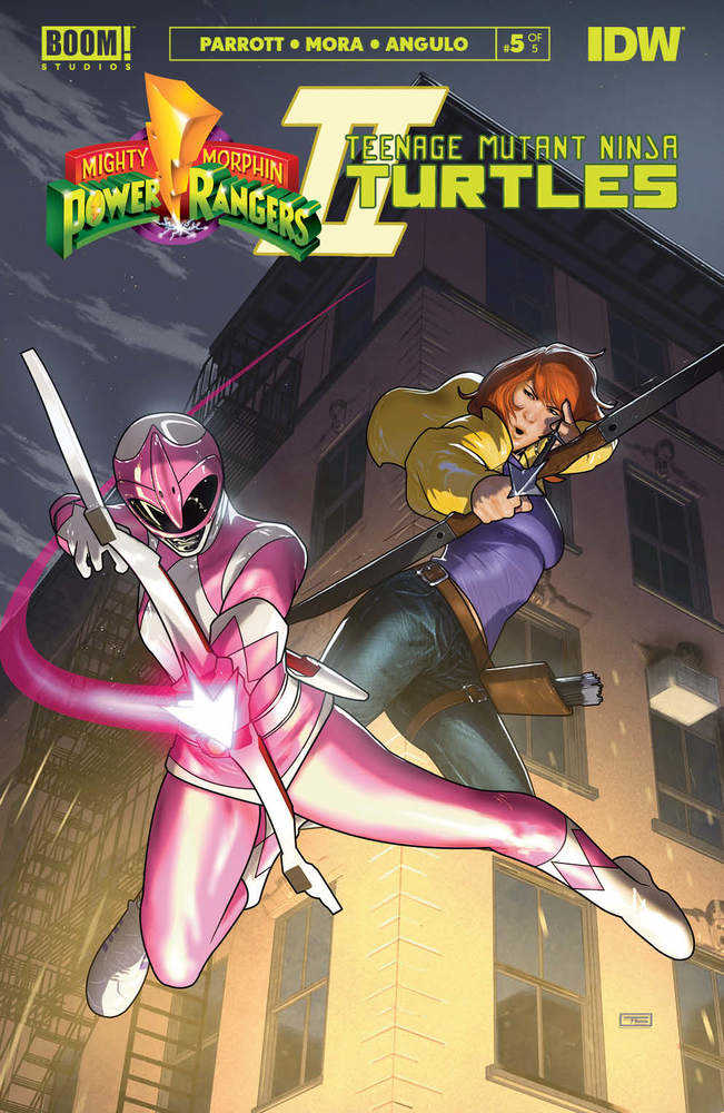 Mmpr Teenage Mutant Ninja Turtles II #5 (Of 5) Cover E Cardstock Variant Clarke
