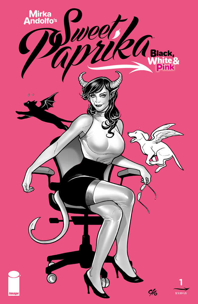 Sweet Paprika Black White & Pink (One Shot) Cover B (Mature)