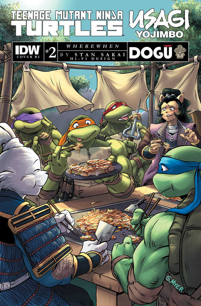 Teenage Mutant Ninja Turtles/Usagi Yojimbo: Wherewhen #2 Variant Ri (10) (Myer)