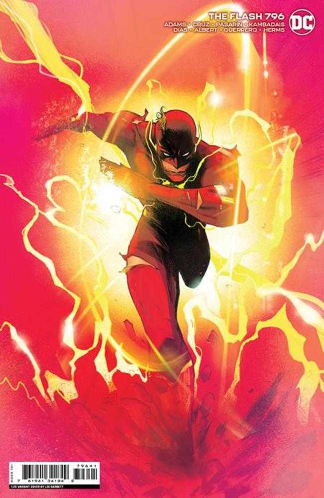 Flash #796 Cover D 1 in 25 Lee Garbett Card Stock Variant (One-Minute War)